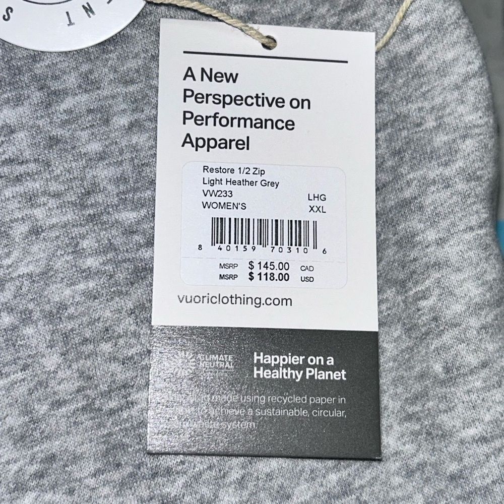 Vuori Restore Half Zip Pullover - Picture 10 of 10